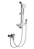 Смеситель для ванны с душем Wonzon & Woghand WW-A31003-CR с гигиеническим душем, хром