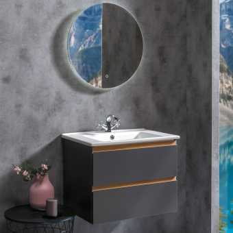 Мебель для ванной Armadi Art Capolda 65 антрацит