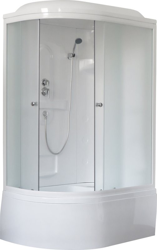 Душевая кабина Royal Bath RB 8120BK1-M R с высоким поддоном, с сиденьем