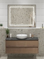 Мебель для ванной комнаты BelBagno Kraft 120 2 ящика, rovere tabacco