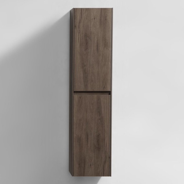 Шкаф пенал для ванной Vincea Chiara/Luka темный дуб