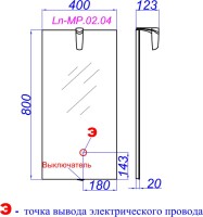 Мебель для ванной комнаты Aqwella Leon MP 40 белая