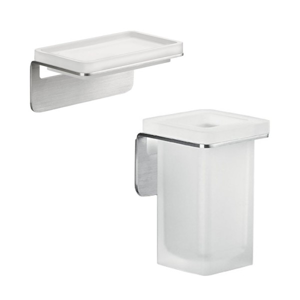 Набор Стакан Colombo Design Over B7002.satin + Мыльница B7001.satin