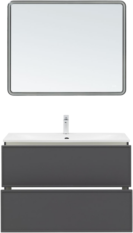 Мебель для ванной комнаты Aquanet Арт 100 подвесная, ясень грин