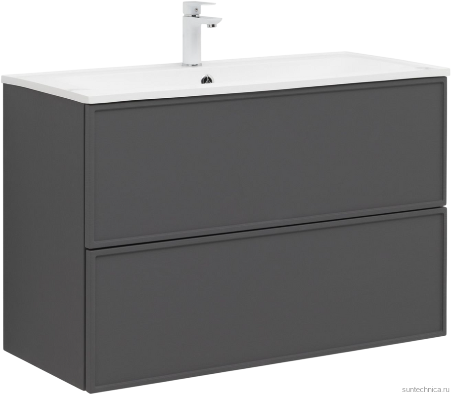 Мебель для ванной комнаты Aquanet Арт 100 подвесная, ясень грин