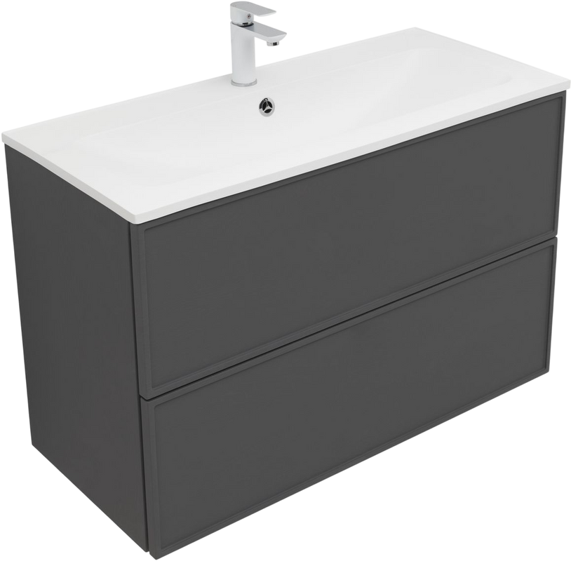 Мебель для ванной комнаты Aquanet Арт 100 подвесная, ясень грин