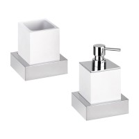 Набор Стакан Bemeta Gamma 145511012 + Дозатор 145509012 Набор Стакан Bemeta Gamma 145511012 + Дозатор 145509012