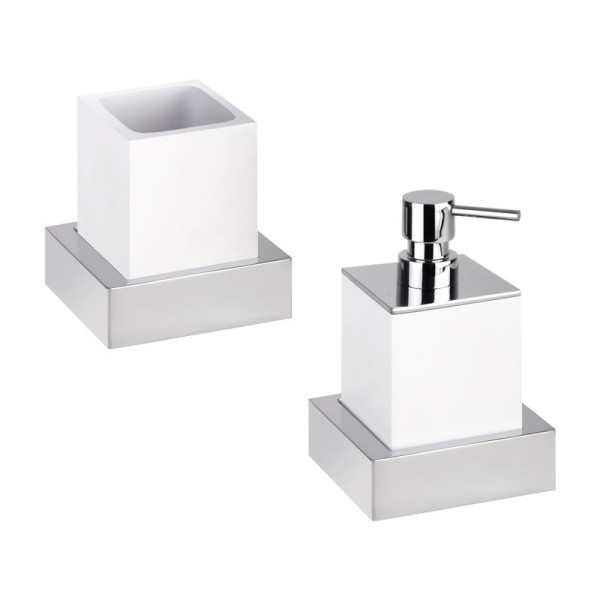 Набор Стакан Bemeta Gamma 145511012 + Дозатор 145509012