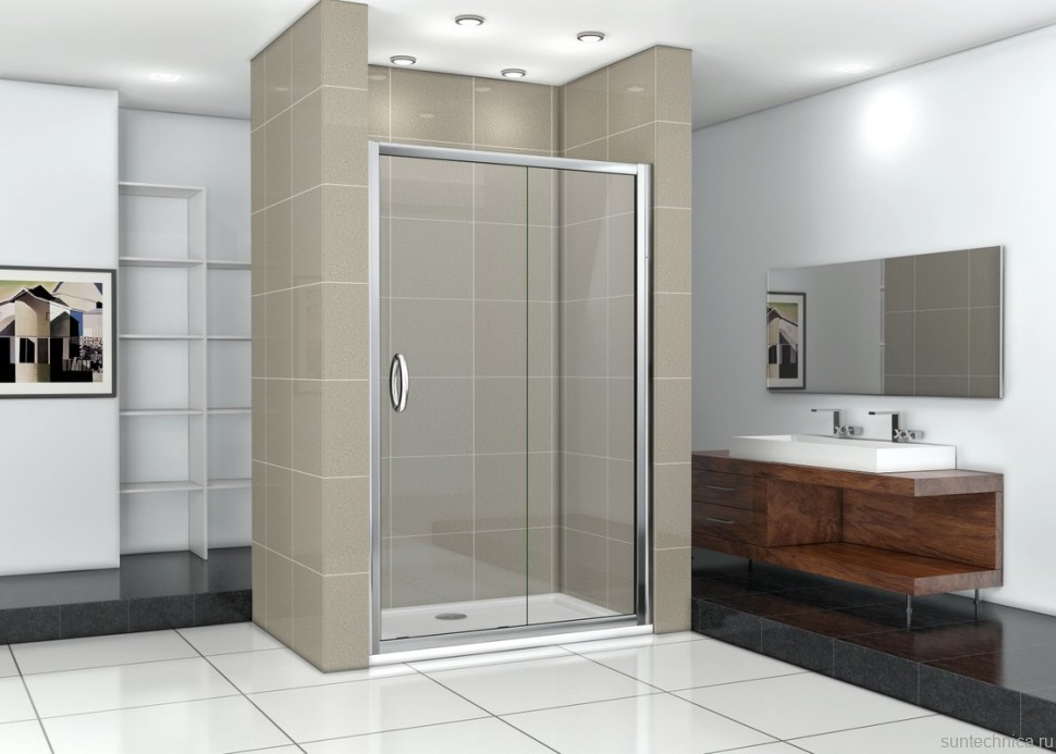 Душевая дверь в нишу Good Door Infinity WTW-140-C-CH