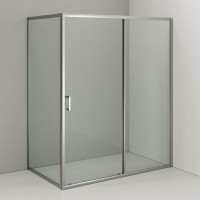 Душевой уголок Orange E23 16080TCR стекло прозрачное, профиль хром