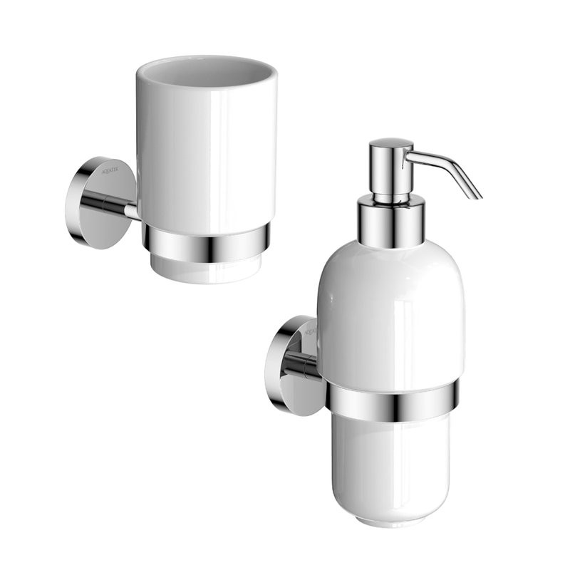 Набор Стакан AQUATEK Бетта AQ4604CR + Дозатор AQ4605CR