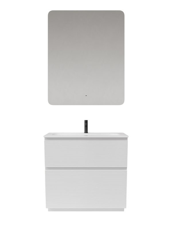 Мебель для ванной комнаты Sancos Folk Floor 90 напольная, bianco, раковина CN7019