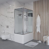 Душевая кабина Niagara Ultra NG-307-01R 120х80, с высоким поддоном