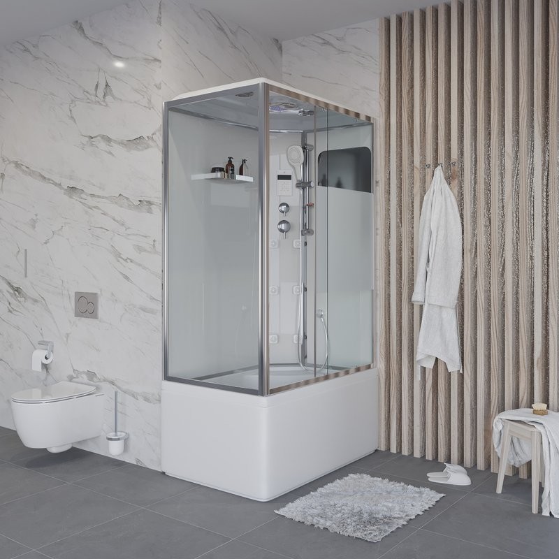 Душевая кабина Niagara Ultra NG-307-01R 120х80, с высоким поддоном