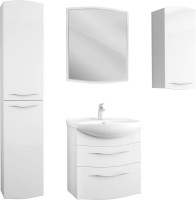 Тумба под раковину Owl 1975 Vessla 65, подвесная, белый лак