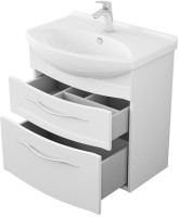 Тумба под раковину Owl 1975 Vessla 65, подвесная, белый лак