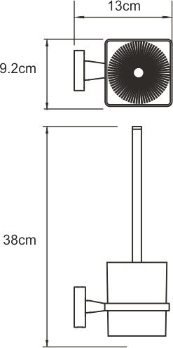 Набор Держатель Wasserkraft Dill K-3925 + Ершик K-3927