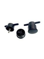 Душевой уголок Triton Вента Блэк Щ0000074411 120х90, стекло прозрачное, профиль матовый черный