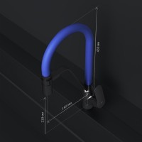 Смеситель для кухни AM.PM Like F8007827 с гибким изливом, синий