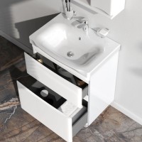 Мебель для ванной комнаты AM.PM Like 65 напольная, белый глянец