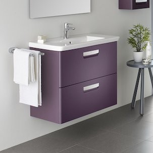 Тумба с раковиной Roca Gap 60 фиолетовая