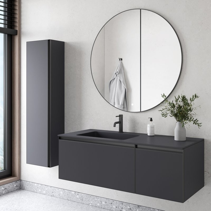 Тумба под раковину без столешницы Armadi Art Quatro 2 120 anthracite