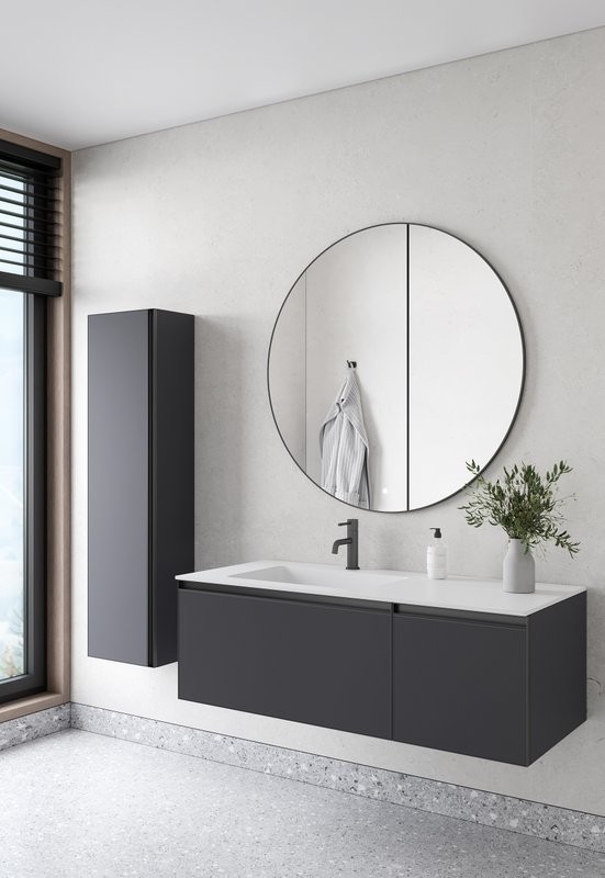 Тумба под раковину без столешницы Armadi Art Quatro 2 120 anthracite