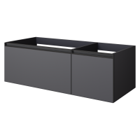 Тумба под раковину без столешницы Armadi Art Quatro 2 120 anthracite