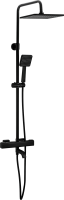 Душевая стойка Gappo G91 G2491-6 с термостатом, черная