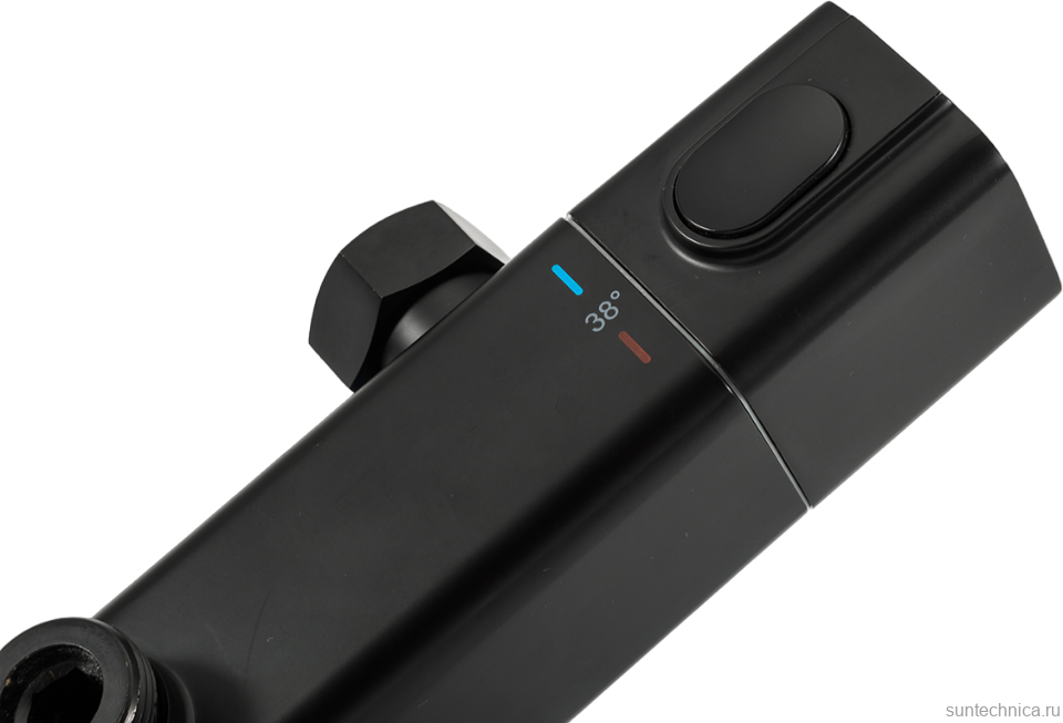 Душевая стойка Gappo G91 G2491-6 с термостатом, черная