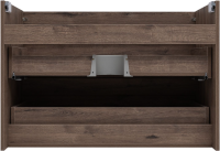 Тумба под раковину без столешницы Aquanet Нота new 90 подвесная, дуб веллингтон табак