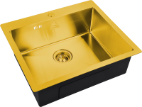 Комплект Мойка Zorg Steel Hummer SH 5951 BRONZE + Измельчитель Inox D