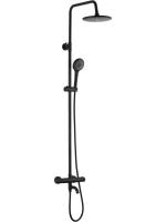 Душевая стойка Olive'S Termo 34511TMB с термостатом, черная