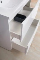 Мебель для ванной комнаты BelBagno Marino 100 bianco lucido, напольная, зеркало DIWO Коломна