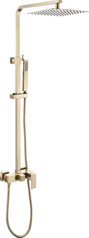Душевая стойка Abber Daheim AF8220G золотая матовая