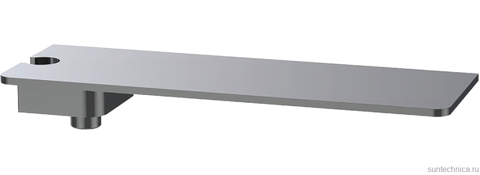Шланговое подключение IDDIS Slide SLIAC00i62 с держателем и полкой, хром
