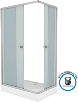 Душевой уголок Niagara Eco NG-129-14Q 120х90 см, стекло матовое