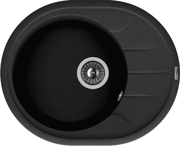 Комплект Мойка Florentina Родос 620 черный + Измельчитель Bone Crusher BC 810-SL Slim Line