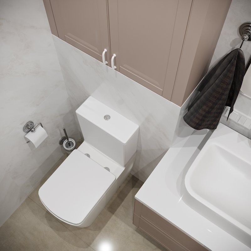 Комплект Унитаз напольный Lavinia Boho Aveo Compacto Rimless 3306202R-33063030-33290600 безободковый, с микролифтом + Биде напольное 33060040