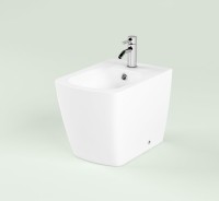 Комплект Унитаз напольный Lavinia Boho Aveo Compacto Rimless 3306202R-33063030-33290600 безободковый, с микролифтом + Биде напольное 33060040