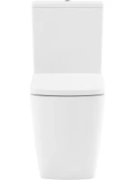 Комплект Унитаз напольный Lavinia Boho Aveo Compacto Rimless 3306202R-33063030-33290600 безободковый, с микролифтом + Биде напольное 33060040