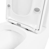 Комплект Унитаз напольный Lavinia Boho Aveo Compacto Rimless 3306202R-33063030-33290600 безободковый, с микролифтом + Биде напольное 33060040