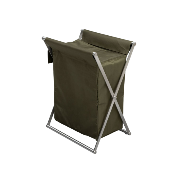 Корзина для белья Allen Brau Priority 6.32002-89 напольная, серая, прямоугольная, металл, текстиль