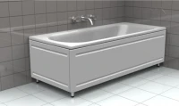 Стальная ванна Kaldewei Advantage Saniform Plus 363-1 170x70 см, пристенная, на ножках, с самоочищающимся покрытием, с антискользящим покрытием