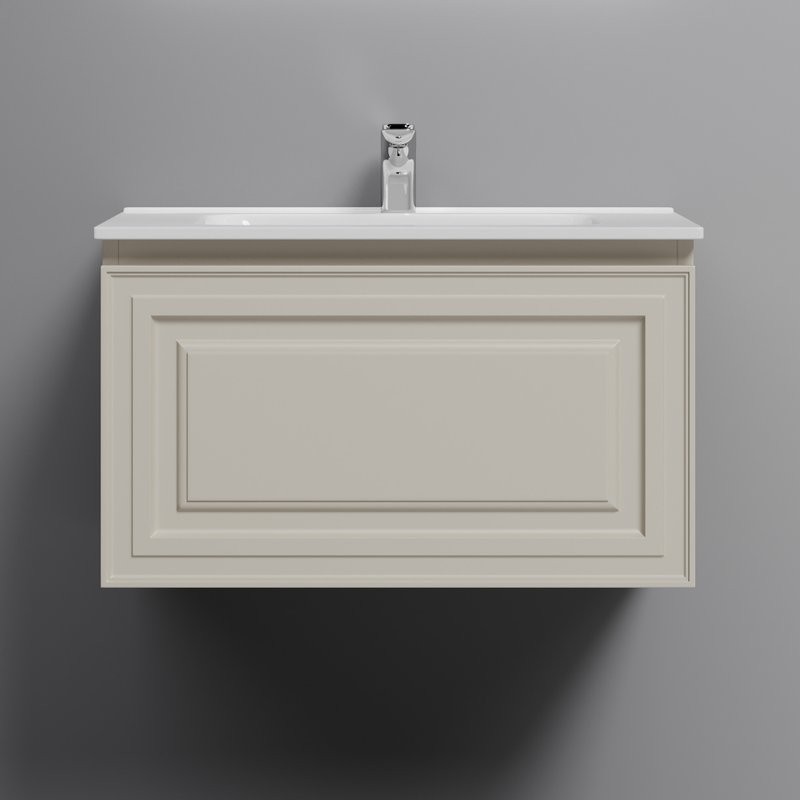 Тумба с раковиной Sancos Very 70 beige soft, раковина CN7007