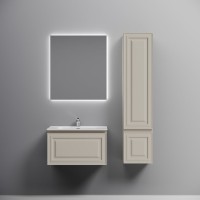 Тумба с раковиной Sancos Very 70 beige soft, раковина CN7007