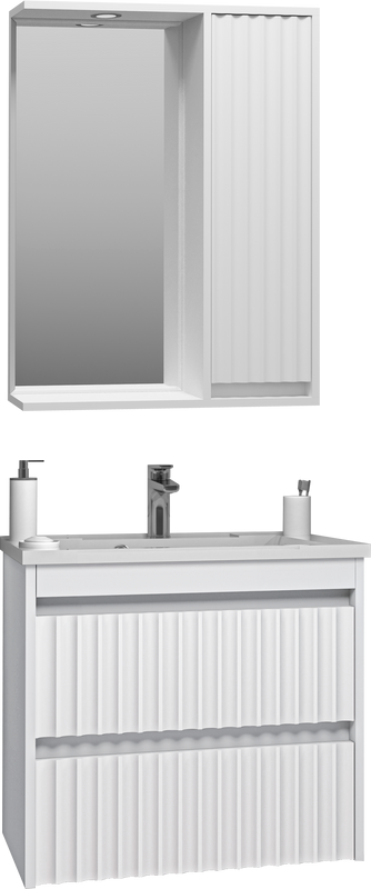 Мебель для ванной комнаты Brevita Balaton 65, белая