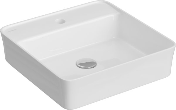 Накладная раковина Berges Ego SL 45x45 глянцевая белая
