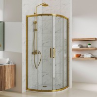 Душевой уголок Kubele DE018 RL-CLN-BR 85х85