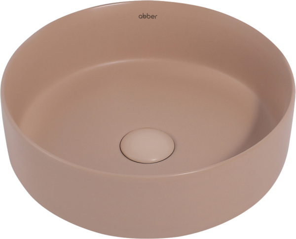 Накладная раковина Abber Bequem AC2108MBB матовая бежевая